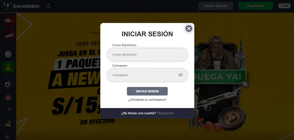 Iniciar sesión en Doradobet